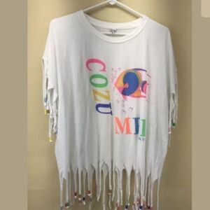 M&O Knits Fringe Top 